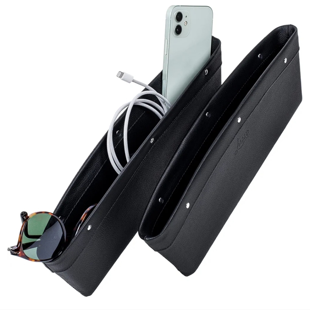 Lusso Gear Black Car Pocket Organizer